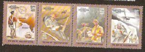 INDIA 2006 ARMY POST OFFICE, HELICOPTER POST MAN SOLDIER, SNOW  MOUNTAIN MNH ...