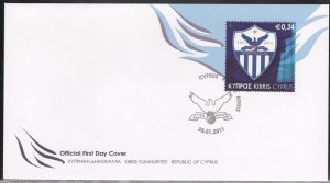 Cyprus 2011 Cent. of Anorthosis FDC.