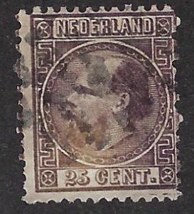 Netherlands SC#11 Used Fine rough perfs SCV$110.00...Fill a spot!