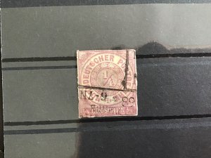 North German Confederation 1868  SG 1 Roulette used stamp  R30187