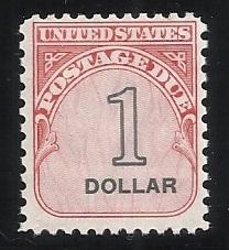 J100 $1 MNH F/VF Centering