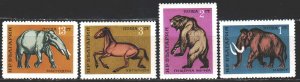 Bulgaria. 1971. 2088-91 from the series. Extinct animals. MNH.