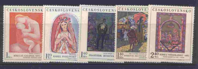 Czechoslovakia 1711-5 MH Art, Paintings
