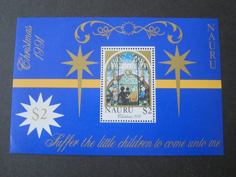 Nauru 1991 Sc 395 Christmas Religion set MNH