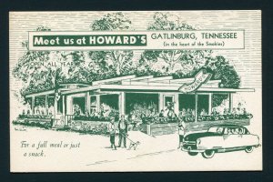 1954 Howard's Restaurant Advertising - Gatlinburg, Tennessee to Groves, ...