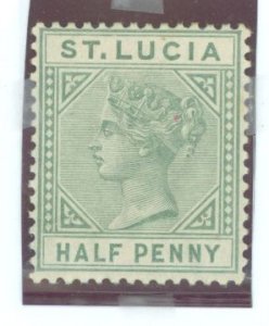 St. Lucia #27a Unused Single