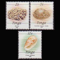 TONGA 1990 - Scott# 756-8 Marine Life 2-10s NH