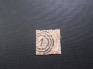 Denmark 1857 Sc 6 FU