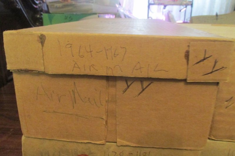 Massive accumulation of old US covers in 4 large boxes (over 2.000 pcs)