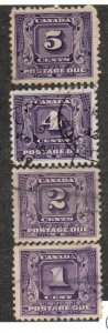 Canada J6-J9 Used