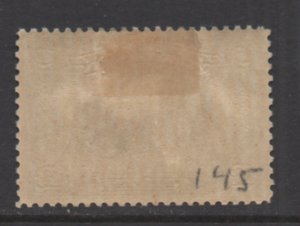 Scott#   145   unused  OG  hinged  single