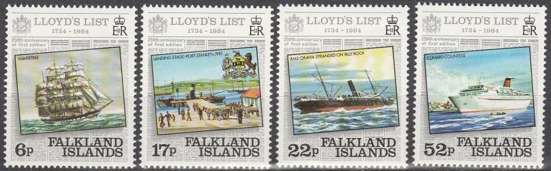 Falkland Is #404-7  MNH CV $3.65  (S6278)