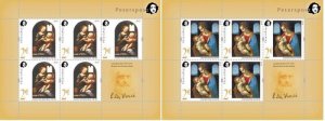 Finland 2019 Leonardo da Vinci 500 ann death date Peterspost sheetlets set MNH