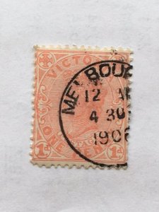 Australia-Victoria – 1901 –Single “Royalty” stamp – SC# 194 - Used