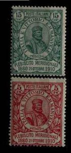 Italy 117-18 MH Plebiscite SCV390