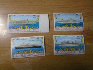 St Vincent  #  371-74  MNH