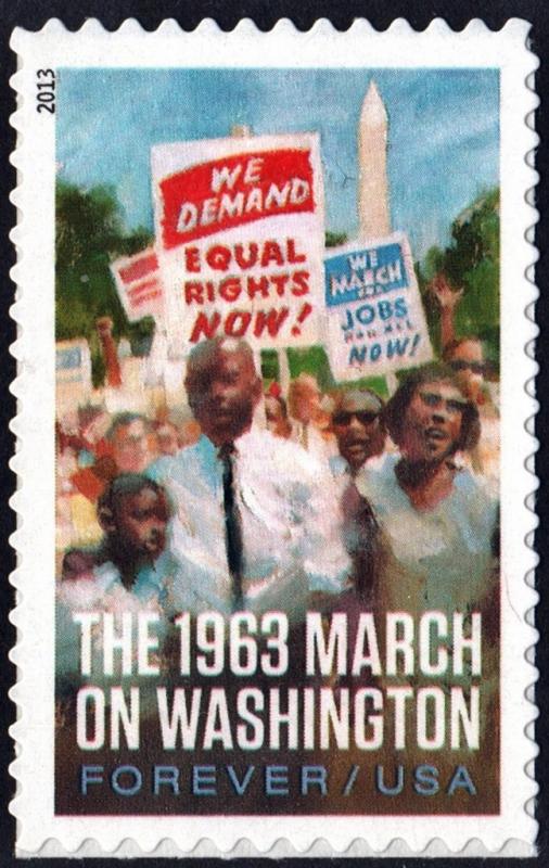 SC#4804 (46¢) March on Washington Single (2013) SA