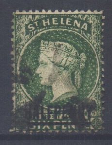 Saint Helena Scott 34 - SG36, 1884 Victoria 1/2d on 6d used