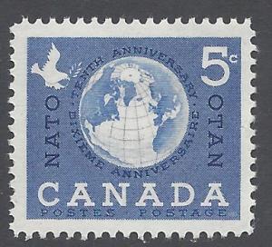 Canada 1959 #384 MH