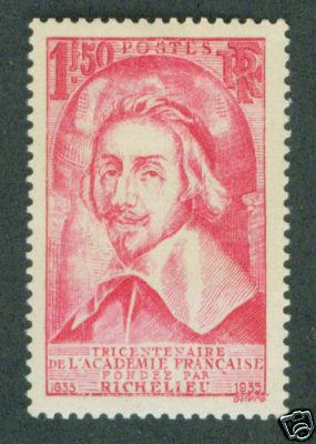 FRANCE Scott 304 MH* Richelieu stamp CV $40