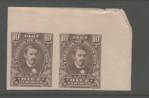 Honduras 1907 Sc 123 Imperf. pair MNH