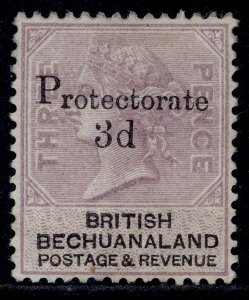 BECHUANALAND QV SG43, 3d on 3d pale reddish lilac & black, UNUSED. Cat £200.