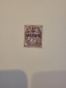 Stamps French Morocco Scott #12 h