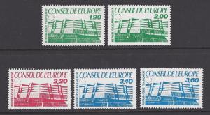 France 1986-7 Council Strasourg VF MNH (1o40-4)