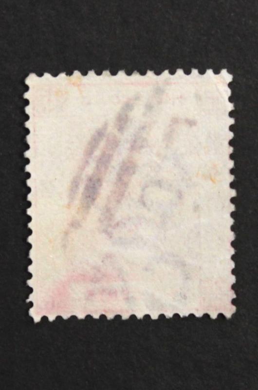 Hong Kong #36a Used Great Cancel 1882 2c QV w Crown & CA wmk.