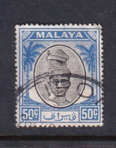 Malaya Perak 1950 Sc 116 50c Used