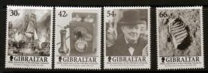 GIBRALTAR SG978/81 2001 BICENT OF GIBRALTAR CHRONICLE MNH