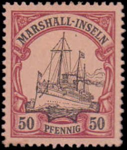 Marshall Islands #13-21, Incomplete Set(9), 1901, Hinged, #19 No Gum