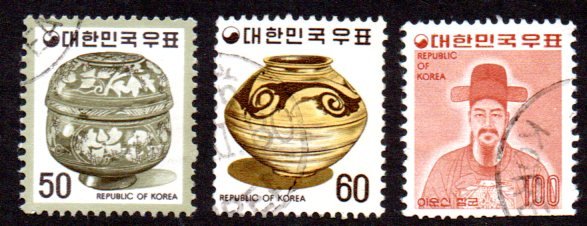 KOREA 964-6 USED SCV $1.00 BIN $.50 ART