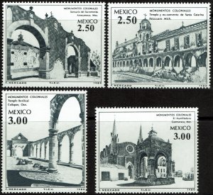 Mexico #1211-1214  MNH - Colonial Monuments (1980)