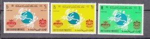 J28212 1974 united arab emirates set mnh #33-5 upu