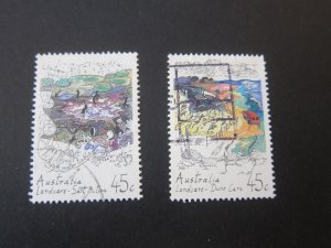 Australia 1992 Sc 1267a,1267e FU