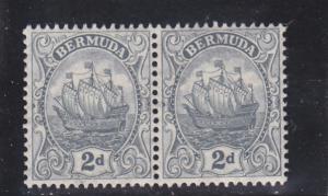 Bermuda  Scott#  43  MNH Pair
