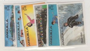 Anguilla Scott #375-380 Stamp  - Mint NH Set