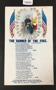 MOMEN: US STAMPS BANNER OF THE FREE SHEET LOT #14640