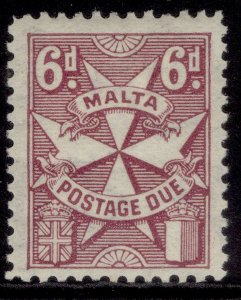 MALTA GV SG D18, 6d purple, M MINT.