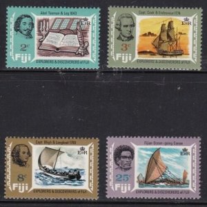 Album Treasures Fiji Scott # 293-296  Fiji Explorers  Mint NH