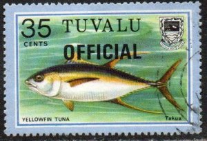 Tuvalu Sc #O12 Used