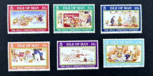 Isle of Man: 2008  Christmas, 'The Jolly Christmas Postman'   MNH Set