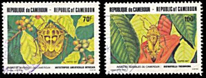Cameroon 836-837, used, Agricultural Insect Pests