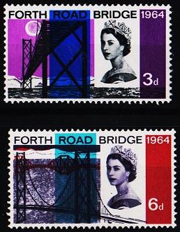 Great Britain.1964  Forth Road Bridge.Set S.G.659/660 Unmounted Mint