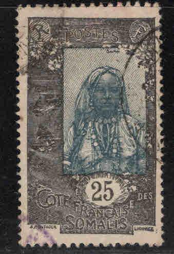 Somali Coast Scott 93 Used  stamp