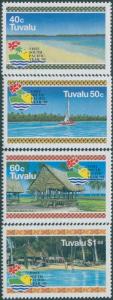 Tuvalu 1995 SG732-735 Visit South Pacific set MNH