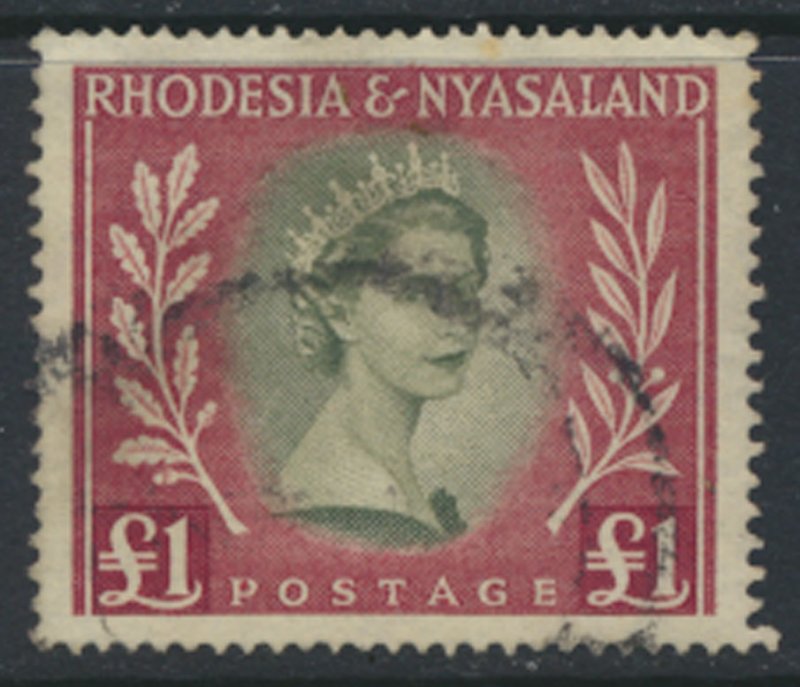 Rhodesia & Nyasaland SG 15 Sc# 154  Used  please see scans and details