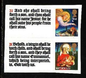 Great Britain-Sc#2474-5- id8-unused NH self-adhesives-Angels-2011-