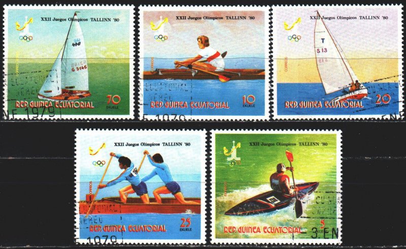 Equatorial Guinea. 1978. 1300-4. Tallinn, summer olympic games. USED.